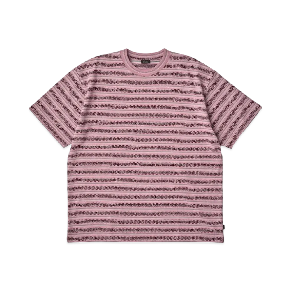 SEDAN ALL-PURPOSE x 7th Delivery Jacquard Striped S/S Tee "Pink"