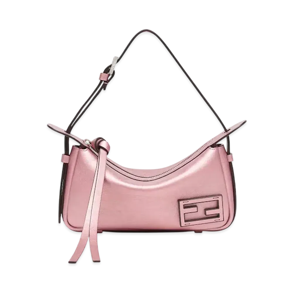 FENDI Simply Fendi Mini Metallic Leather "Pink"