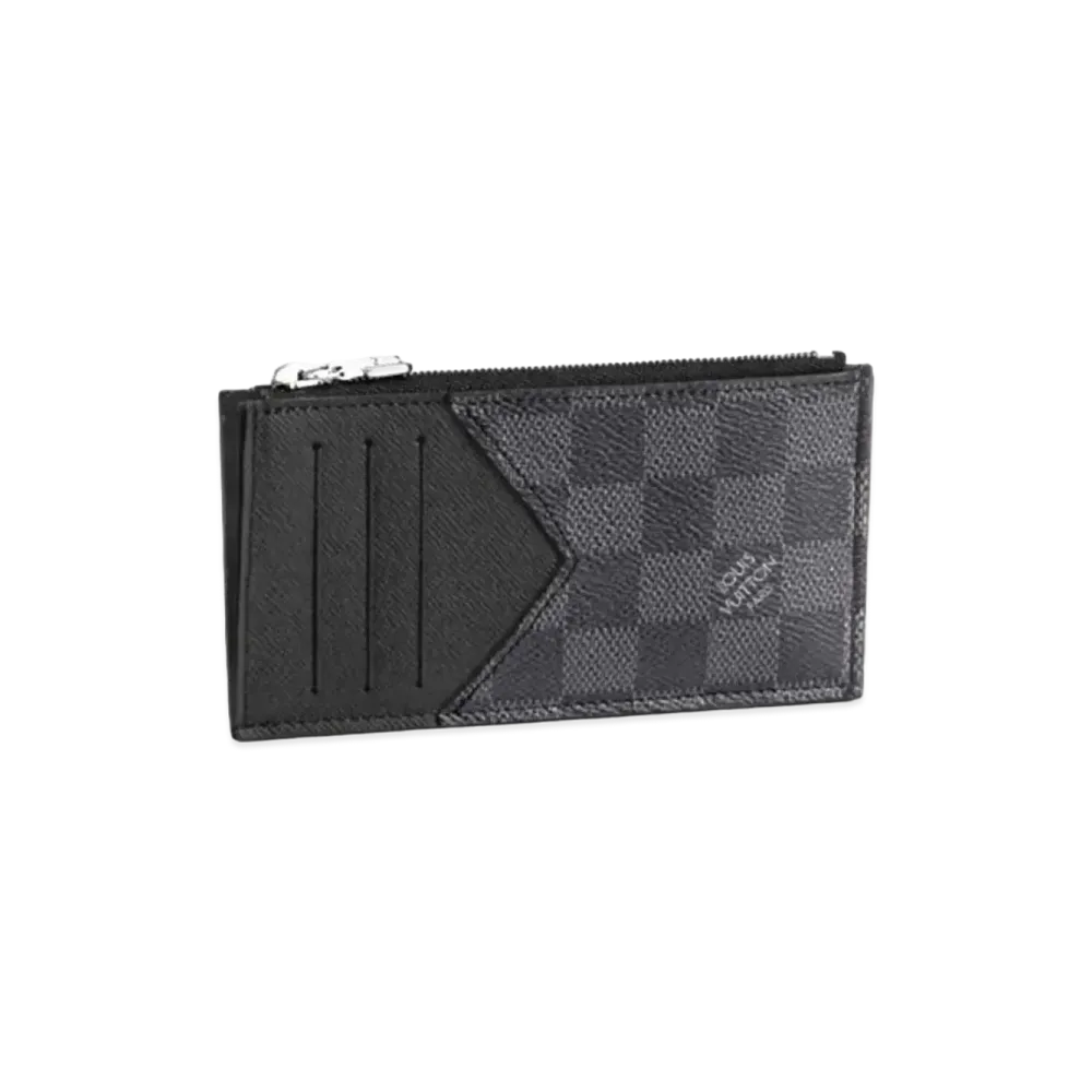 Louis Vuitton Coin Card Holder Damier Graphite