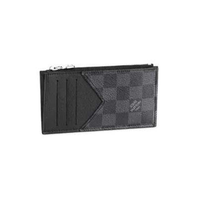 Louis Vuitton Coin Card Holder Damier Graphite