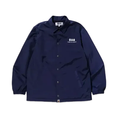 A BATHING APE / Comme des Garcons OSAKA COACH JACKET "Navy"