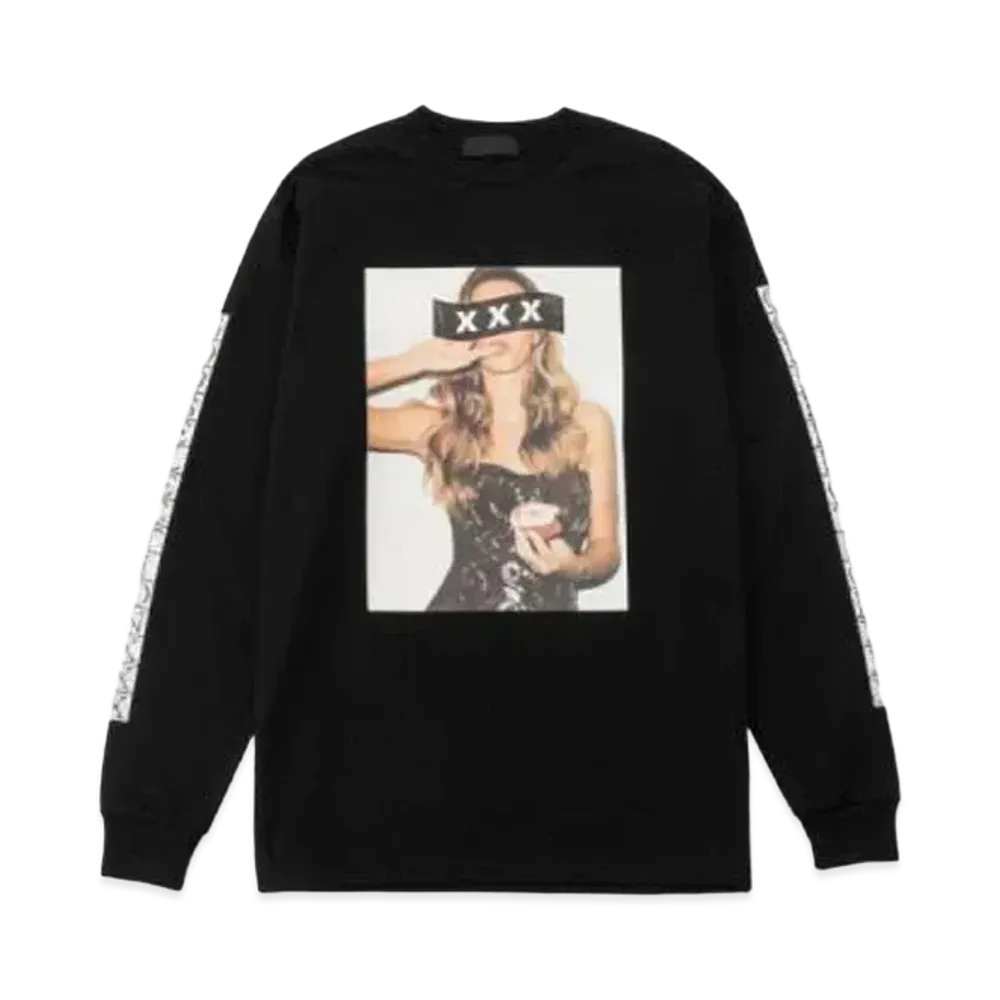 GOD SELECTION XXX LONG SLEEVE T-SHIRT GX-S21-LT-02 "Black"