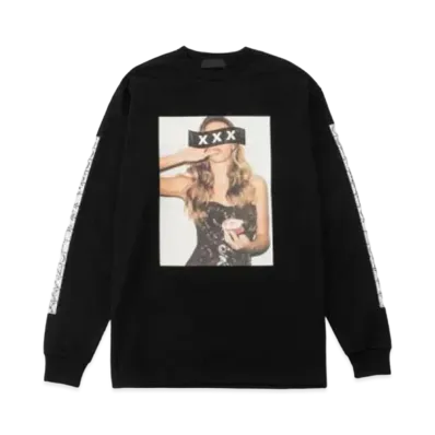 GOD SELECTION XXX LONG SLEEVE T-SHIRT GX-S21-LT-02 "Black"