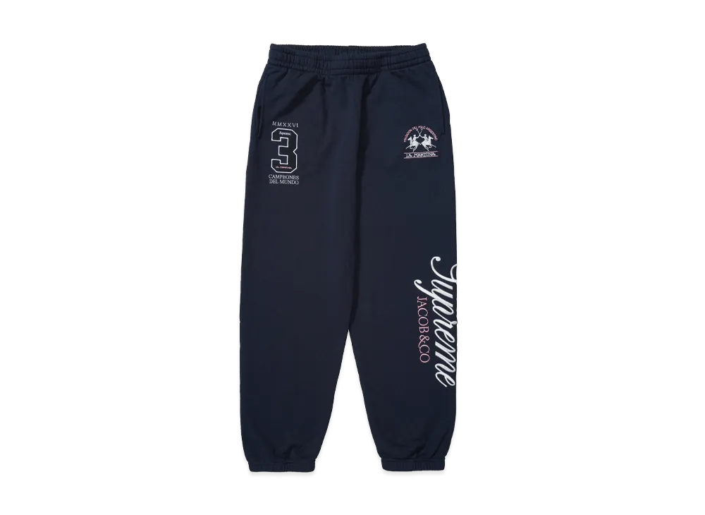 Supreme x La Martina Sweatpant "Navy"