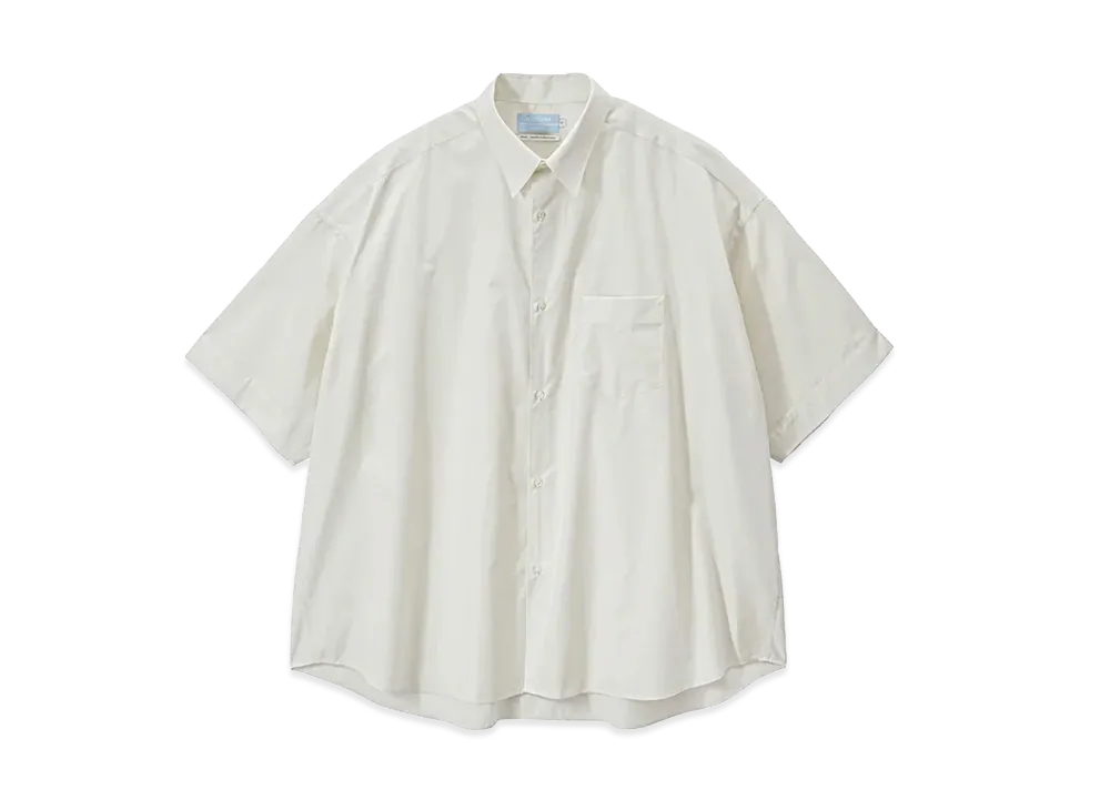 Graphpaper Alumo for Graphpaper S/S Oversized Regular Collar Shirt "Pure White"