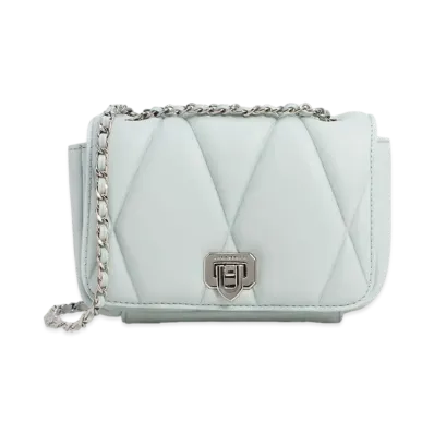 CHARLES & KEITH Arwen Quilted Shoulder Bag "SageGreen"