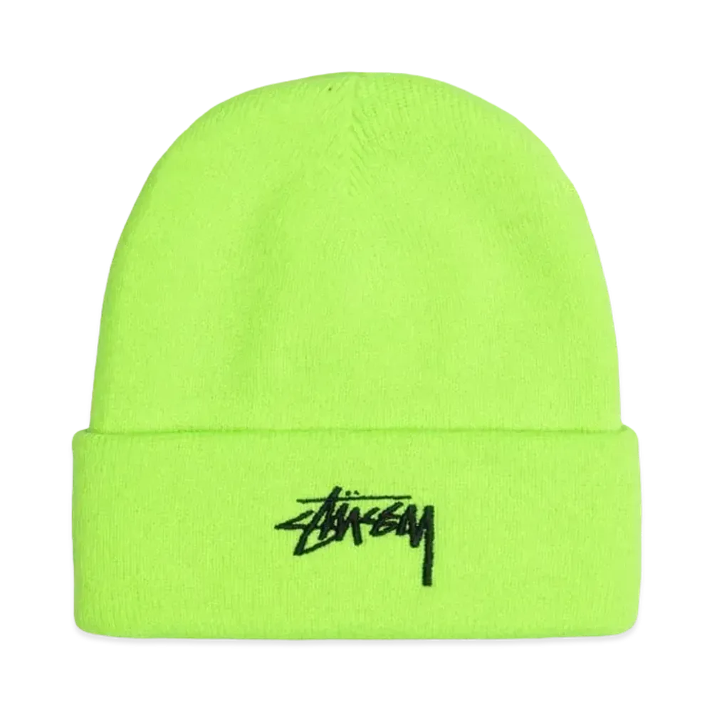 Stussy Stock Cuff Beanie "FLO Green"