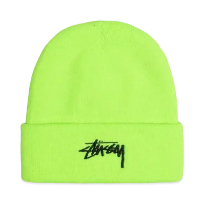 Stussy Stock Cuff Beanie "FLO Green"
