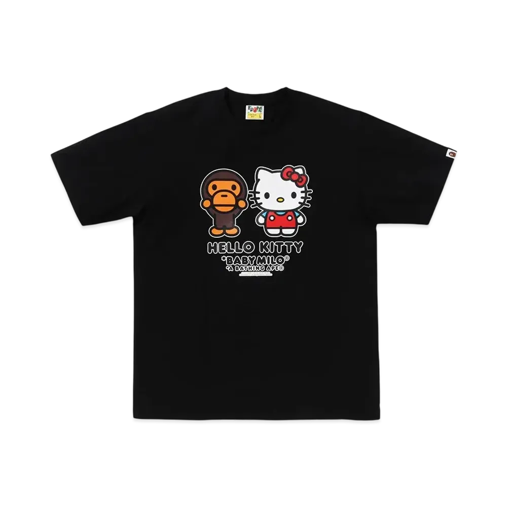 A BATHING APE Ginza Baby Milo x Hello Kitty Tee "Black"
