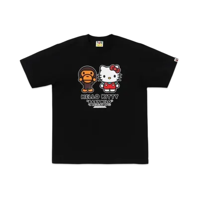 A BATHING APE Ginza Baby Milo x Hello Kitty Tee "Black"