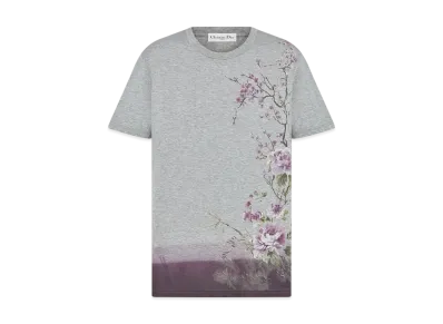 Dior Women's T-Shirt Dior Bamboo Cotton Jersey "Multicolor"
