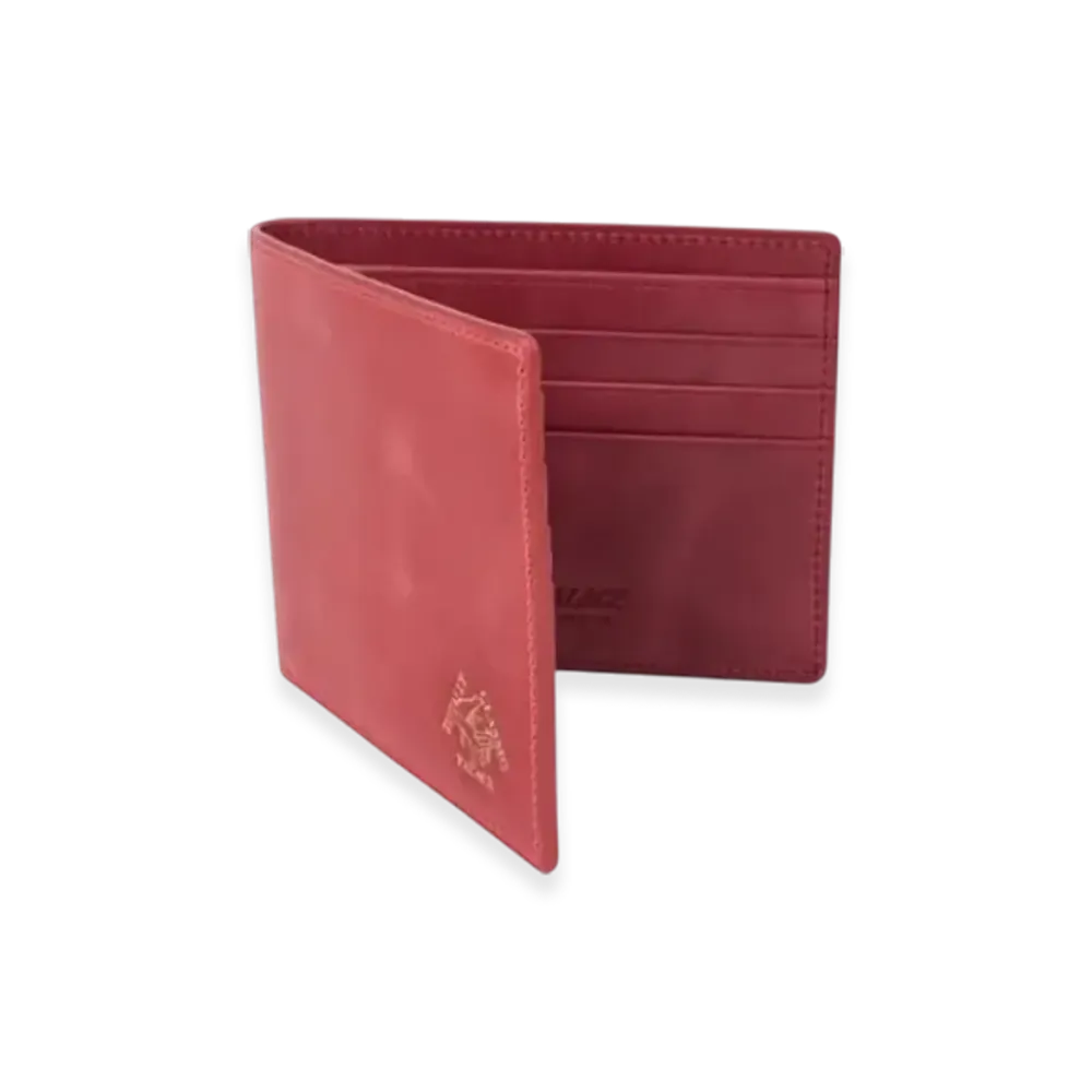 PALACE Leather Billfold Wallet "Red"