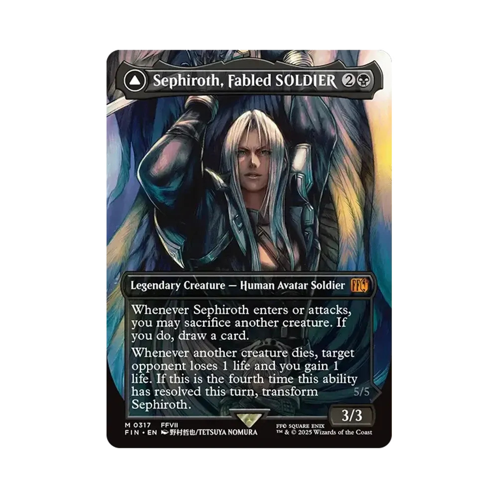 Sephiroth Fabled SOLDIER / Sephiroth One-Winged Angel M :Foil [FIN
