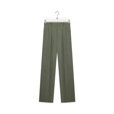 LOEWE Trousers "Khaki Green"