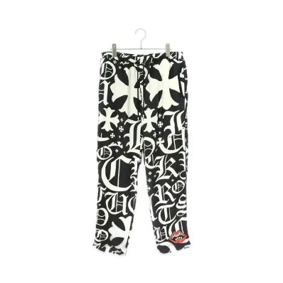 Chrome Hearts PPO THE 69 Chomper Silk Long Pants "White/Black"