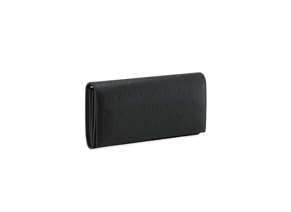 BVLGARI BVLGARI Logo Infinitum Large Wallet "Black"