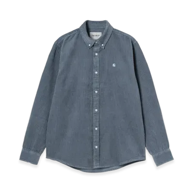 Carhartt WIP L/S Madison Cord Shirt "Angelite/Angelite"