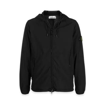 Stone Island 42731 Skin Touch Nylon TC Hooded Jacket - 21SS "Black"