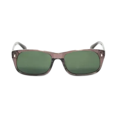 Stussy Michael Sunglasses "Transparent Taupe/Green Lens"