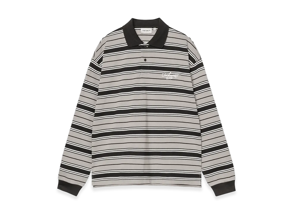 Carhartt WIP L/S Devitt Rugby Shirt "Devitt Stripe/Shady Grey"