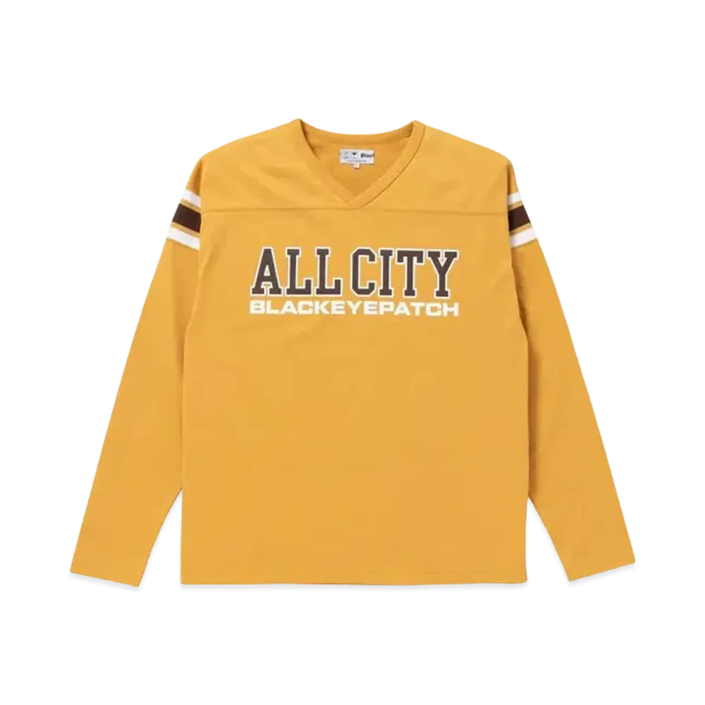 BlackEyePatch All City Football Heavy-Weight Tee "Mustard"