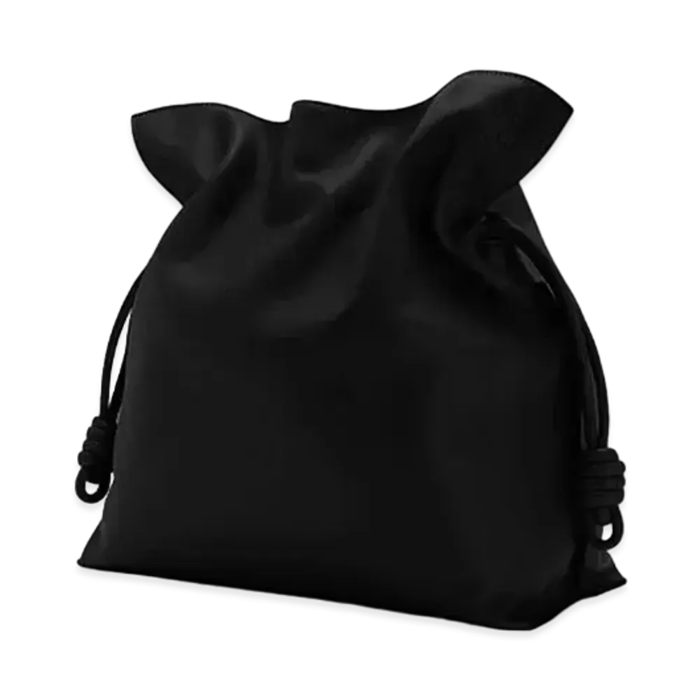LOEWE Large Flamenco Bag In Nappa Calfskin "Black"