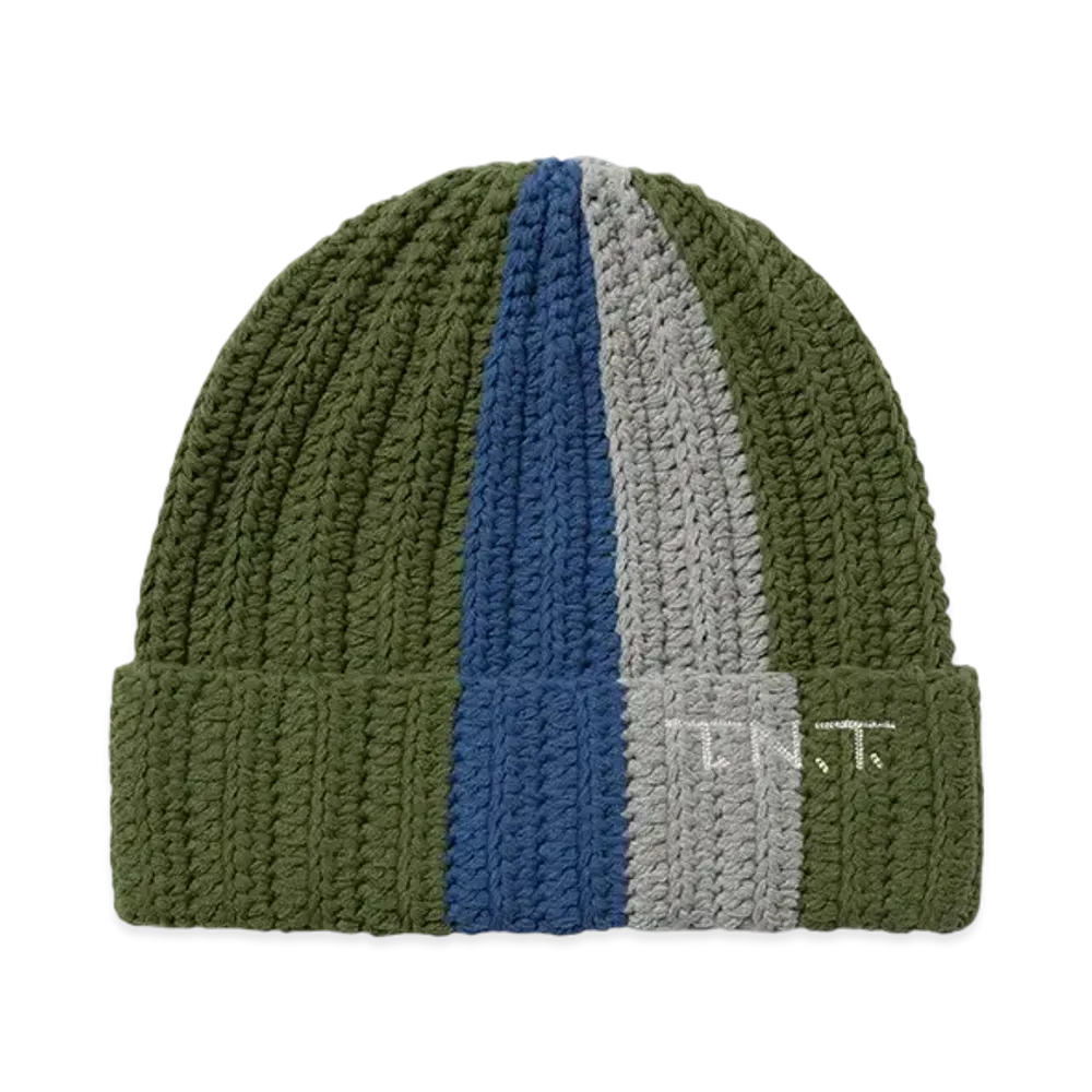 thisisneverthat Multicolor Crochet Beanie "Green"