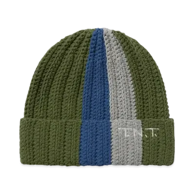 thisisneverthat Multicolor Crochet Beanie "Green"