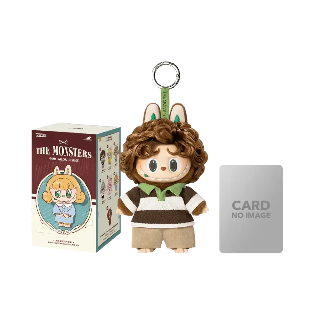 POP MART THE MONSTERS (LABUBU) Hair Salon Series - Vinyl Plush Pendant COASTAL VIBES