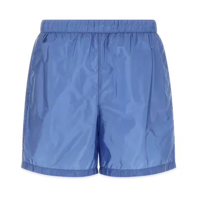 PRADA Re-Nylon Feather Swimsuit "Light Blue"