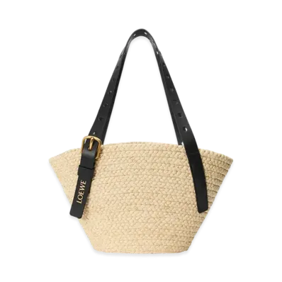 LOEWE Small Punch Hole Basket "Natural"