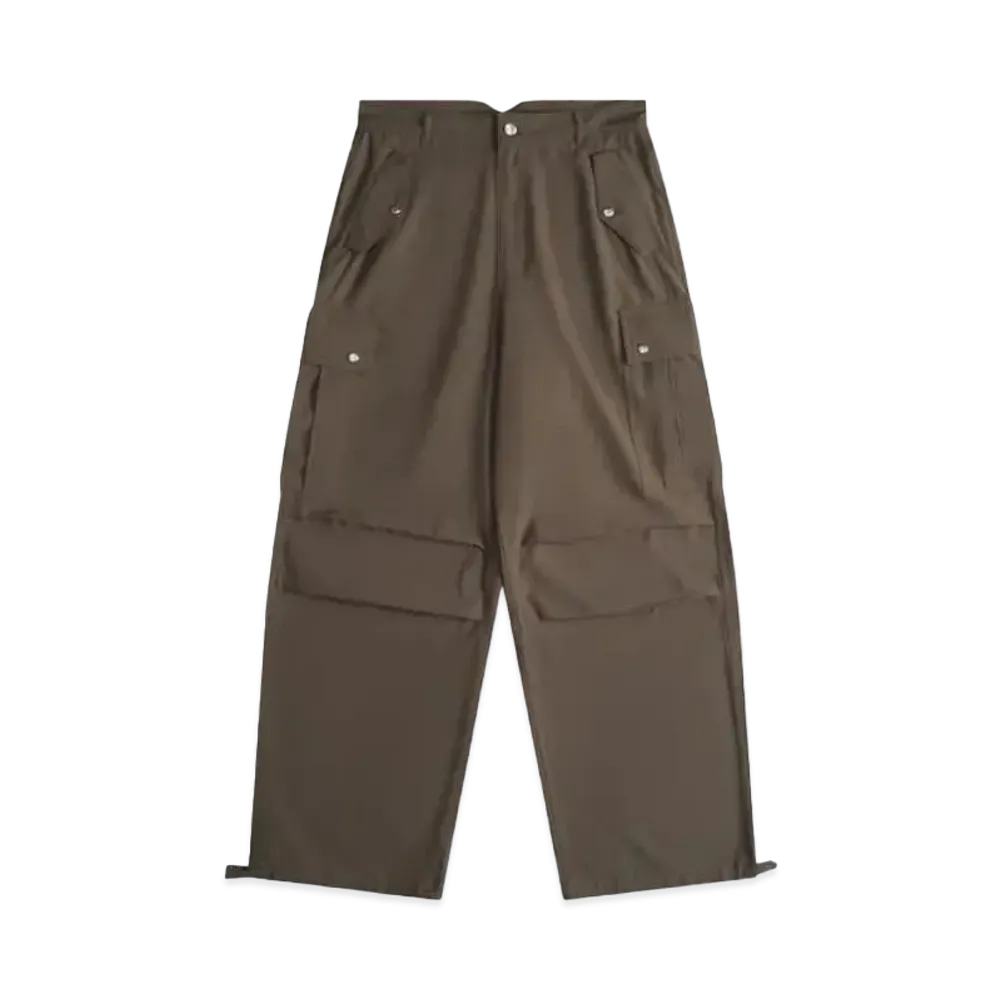RHUDE Seersucker Parachute Pant "Olive"
