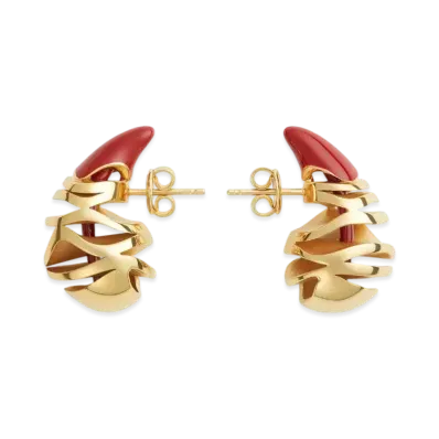 Bottega Veneta Drop Earrings "Syrup"