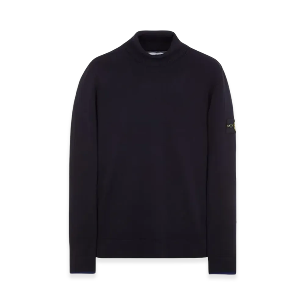 Stone Island 530A1 Stretch Turtleneck Knit - 23FW "Navy Blue"