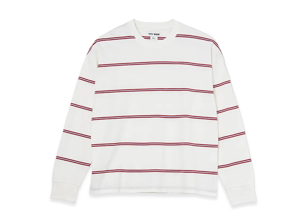 TTTMSW Border Long Sleeve Tee "White"