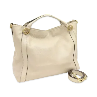 GUCCI Miss GG Hand Bag "Beige"