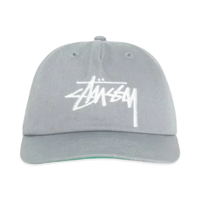 Stussy Mid-Depth Big Stock Snapback "Gunmetal"