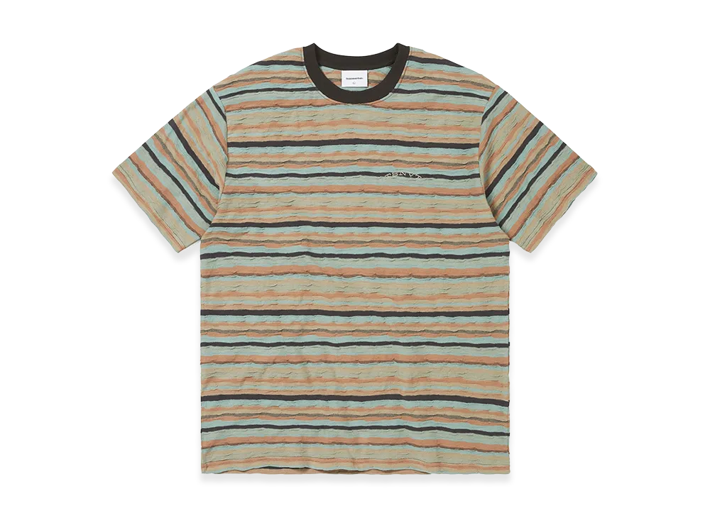 thisisneverthat Wave Jacquard Tee "Burnt Orange"