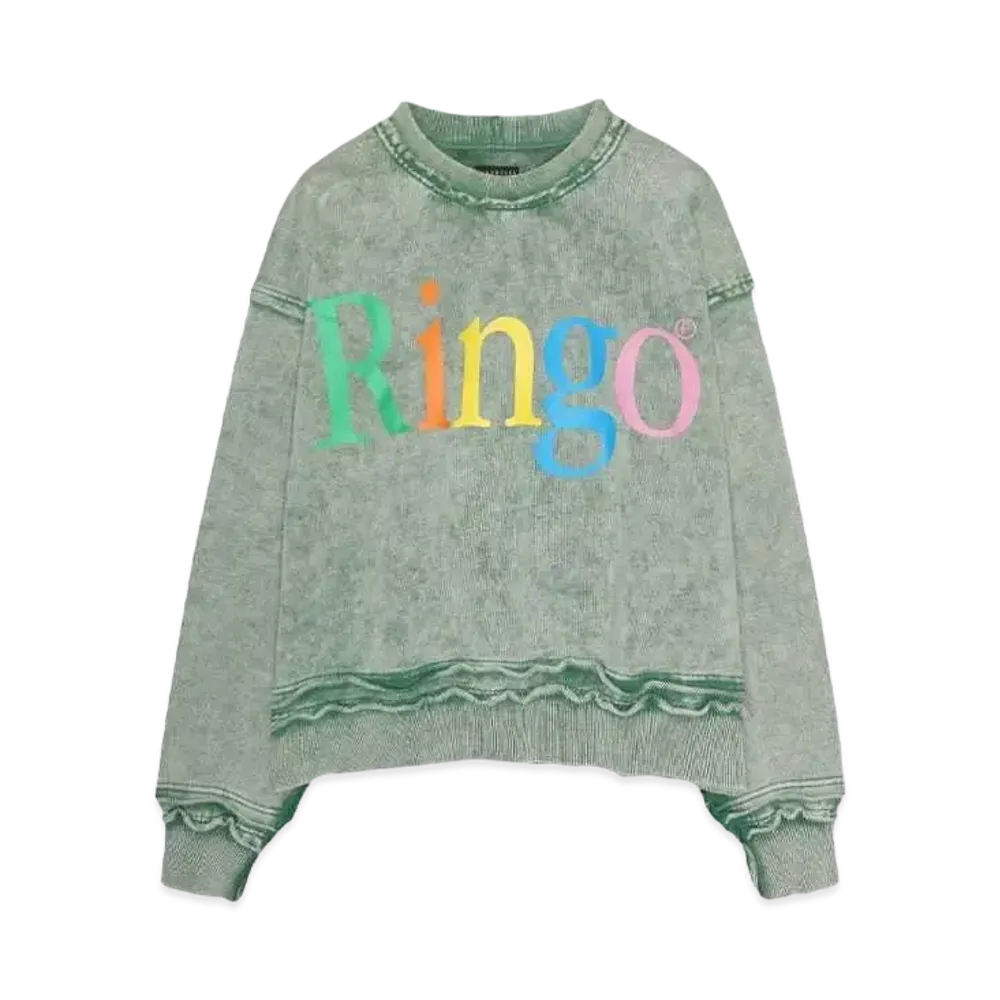 F-LAGSTUF-F "Ringo" BORO SWEAT "GREEN"