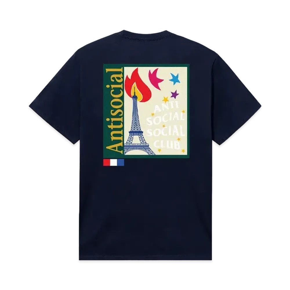 ANTI SOCIAL SOCIAL CLUB PARIS 2024 CAPSULE Souvenir Shop Tee "Navy"