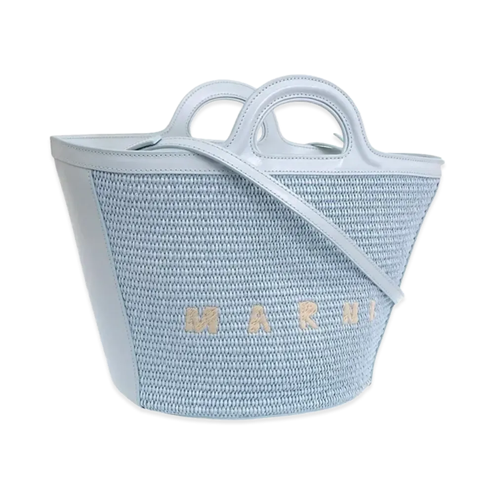 MARNI 2-Way Women's Bucket Handbag "Blue"