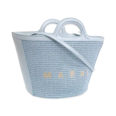 MARNI 2-Way Women's Bucket Handbag "Blue"