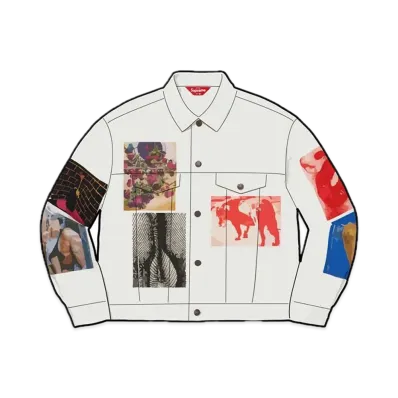 Supreme x Daido Moriyama Denim Trucker Jacket "White"