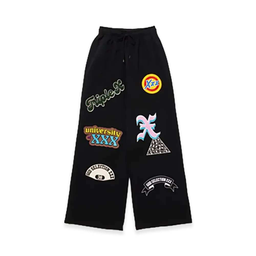 GOD SELECTION XXX Women's Long Pants GXL-S26-PT-01 "Black"