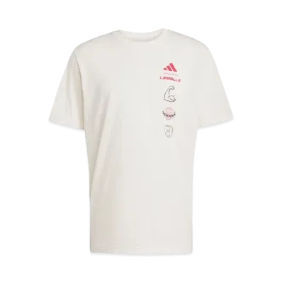 adidas Les Mills Fitter Planet Graphic Short Sleeve T-shirt "Chalk White"