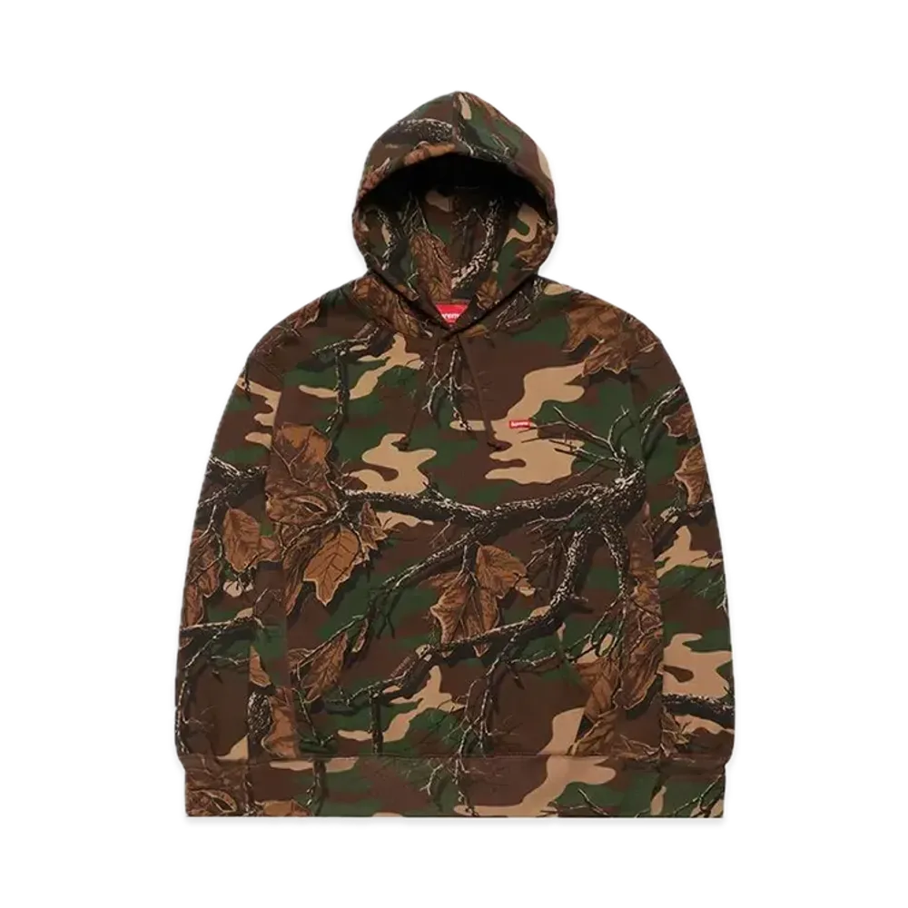 Supreme Small Box Hooded Sweatshirt "Woodland Camo" (22FW)