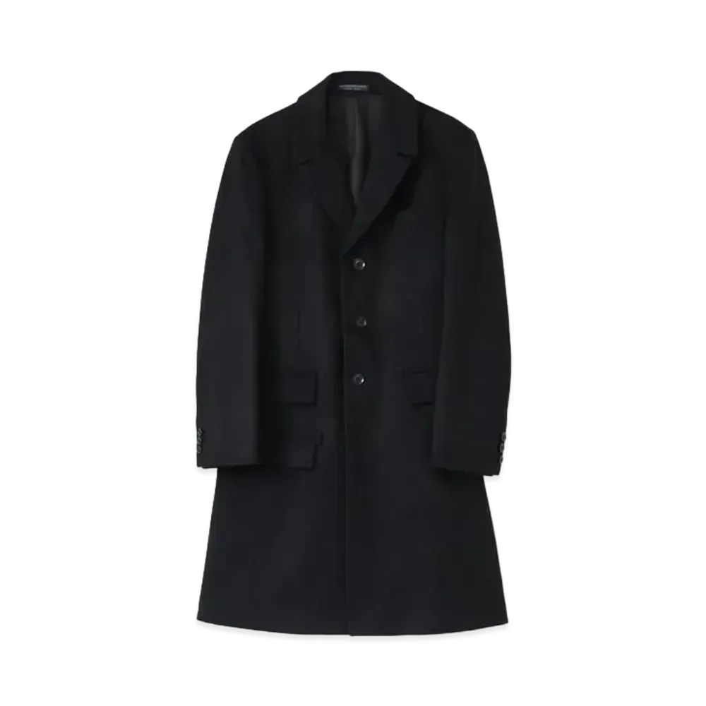 Yohji Yamamoto Pour Homme REGULATION W/CASHMERE BEAVER DOCTOR JACKET "Black"