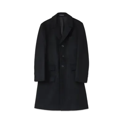 Yohji Yamamoto Pour Homme REGULATION W/CASHMERE BEAVER DOCTOR JACKET "Black"