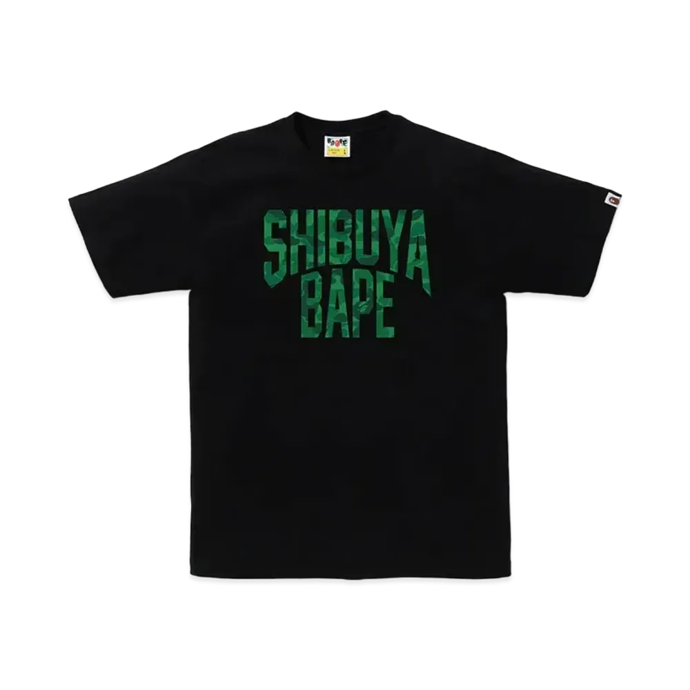 A BATHING APE Bape Store Shibuya NYC Logo Tee "Black"