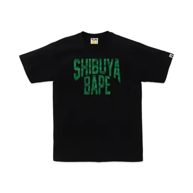 A BATHING APE Bape Store Shibuya NYC Logo Tee "Black"